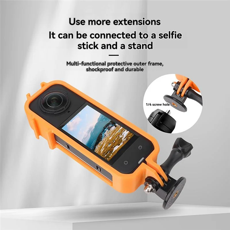 JABS-保護ケース Insta360 X5 ケースカメラ撮影ブラケット風景撮影ブラケットカメラアクセサリー