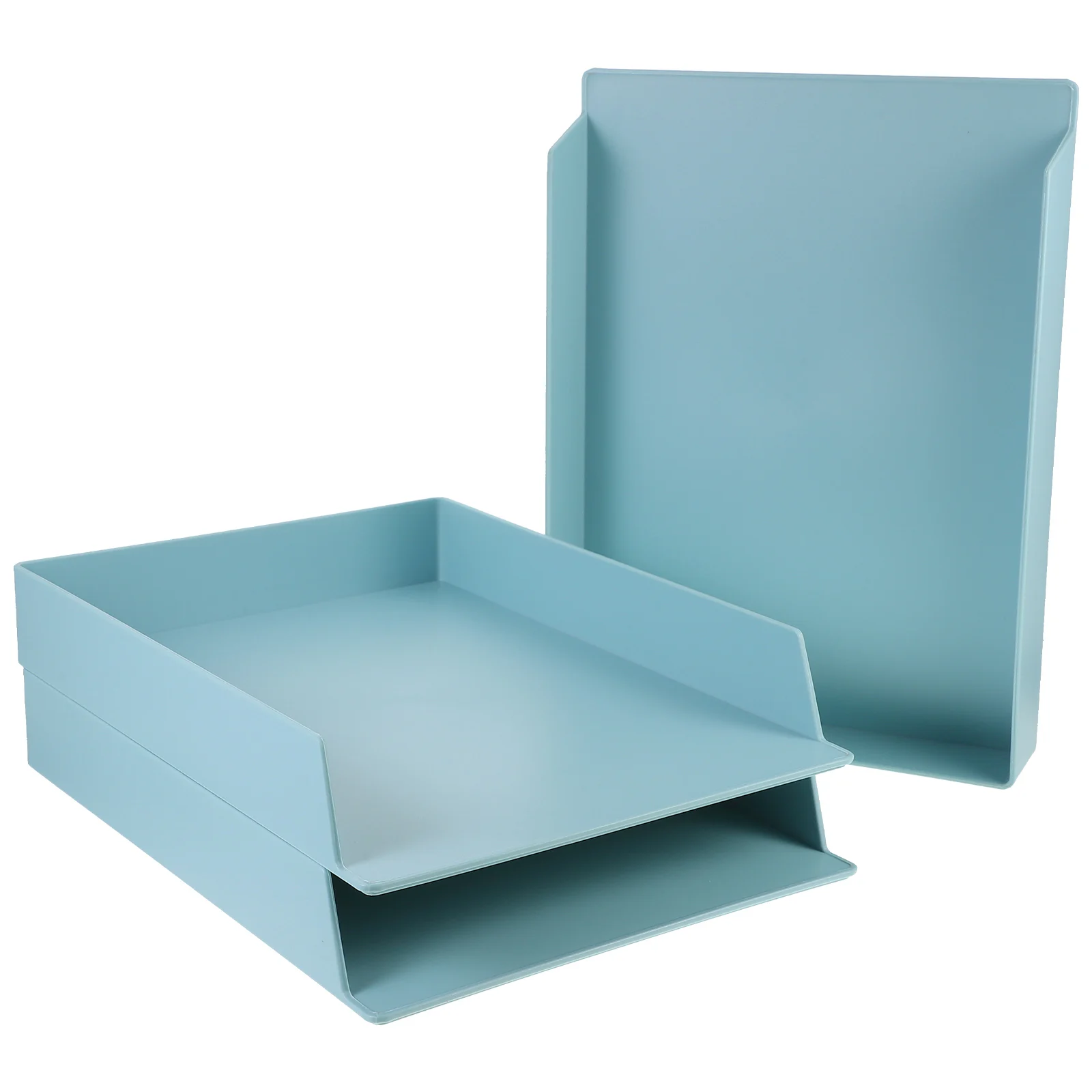 

3 Pcs Desk Supplies Organisers File Storage Box Organizer Student Collapsible Bins Boxes
