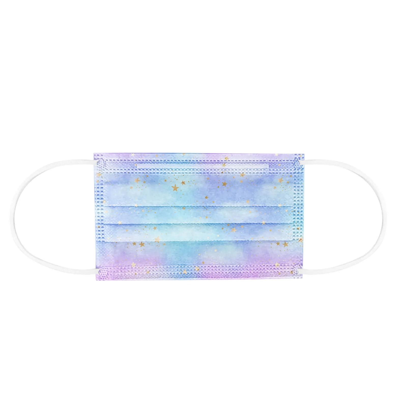 Children'S Printed Disposable Masks 10pcs Children'S Masks Cartoon Daily Campus Scene Colorful Protection Life Decoration