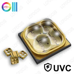6565 6868 UVC LED 칩 4W 8W 깊은 UV 260nm 275nm 280nm 다이오드 SMD UV UV 램프 물 공기 정화 살균