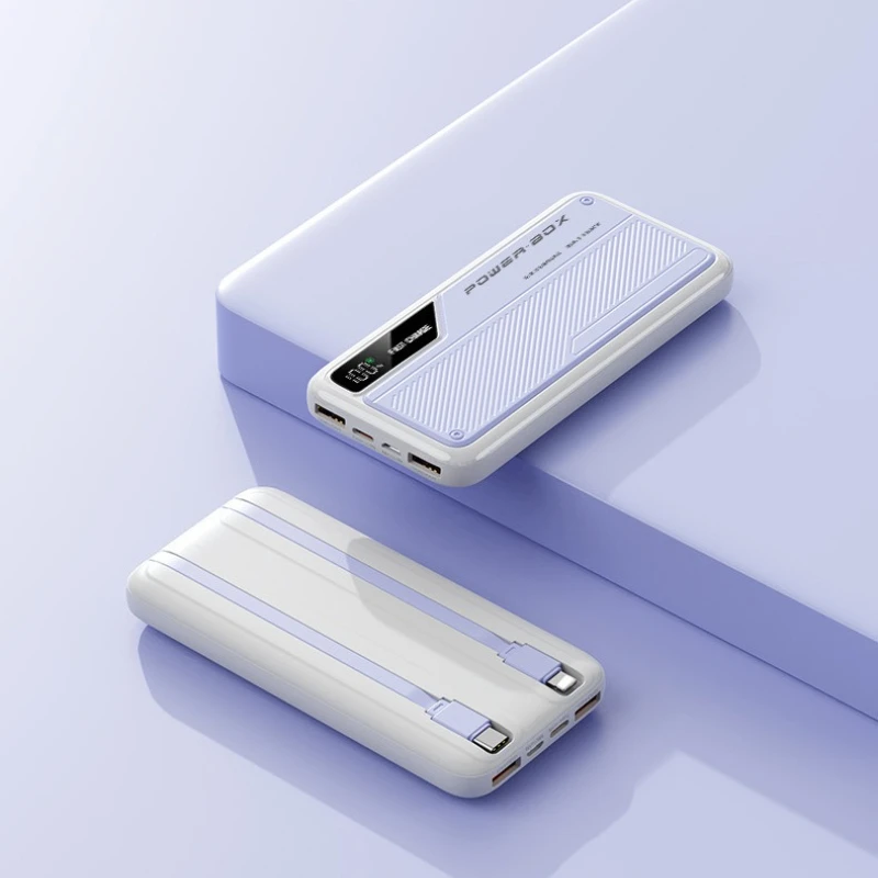120W 10000mAh Portable Power Bank Fast Charging For iPhone For Xiaomi For Samsung Large Capacity With LED Digital Display