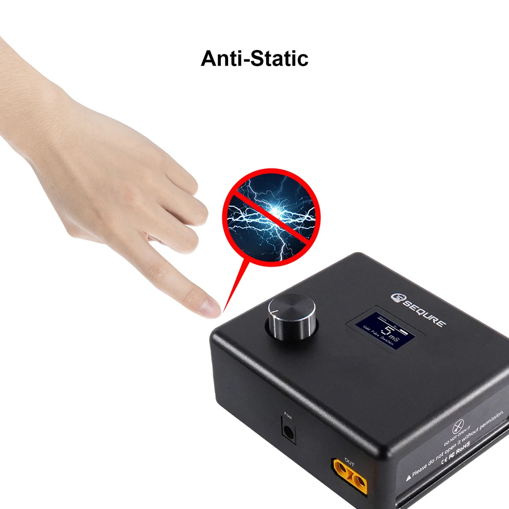 SEQURE SQ-SW1 Mini Spot Welding Machine For 18650 Battery Pack DIY Spot Welder With Color OLED Display