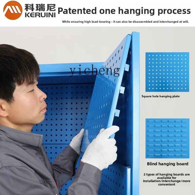Gz-21 Heavy Tool Cabinet Iron Cabinet Workshop Double Door Locker Hardware Tool Storage Cabinet