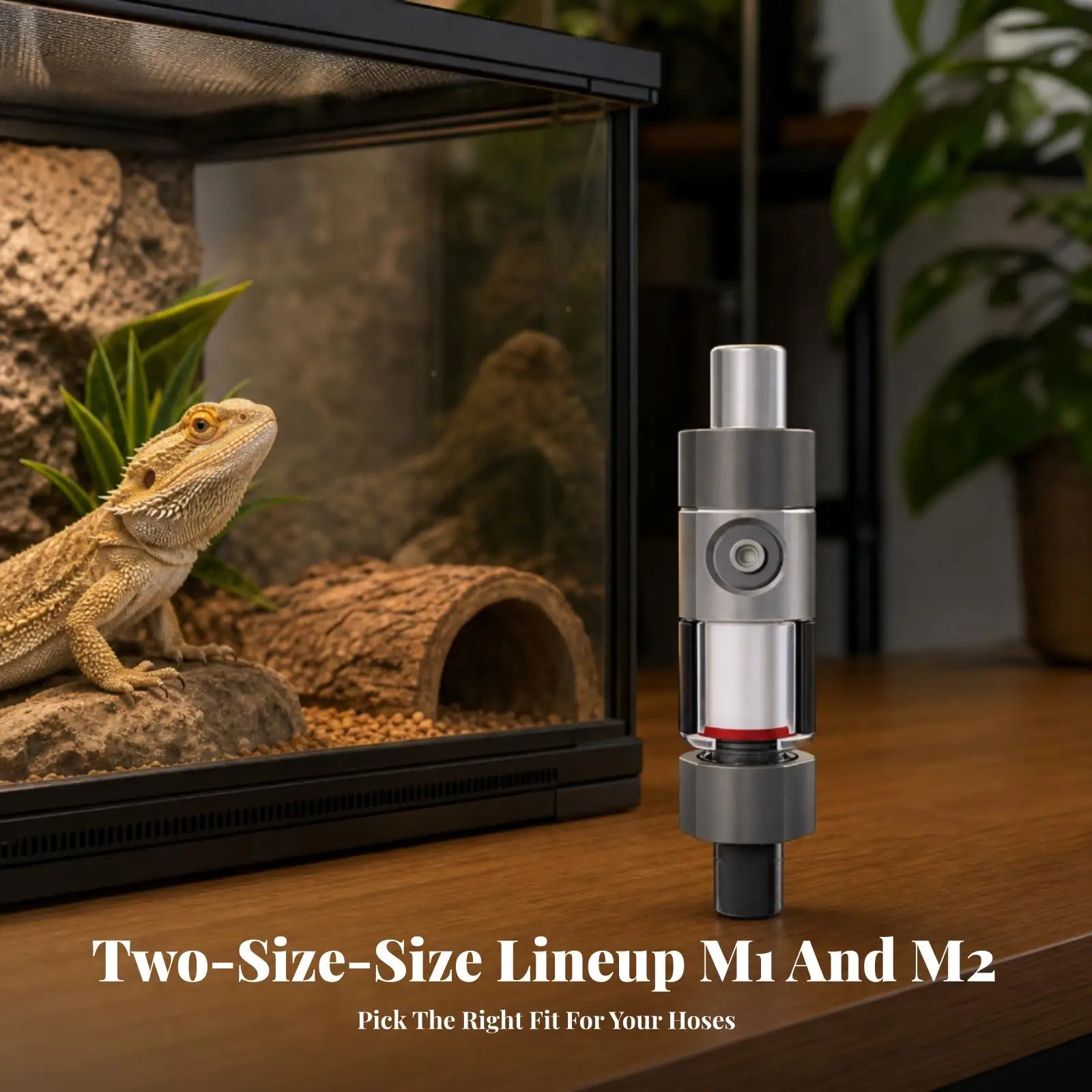 Planted Aquarium CO2 Disperser with Acrylic Chamber High Dissolution Rate External Aquarium CO2 Disperser Easy to Install |