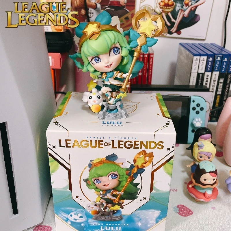 

Genuine League Of Legends Official Genuine Star Guardian Lulu Collection Model Anime Peripherals Gifts For Girlfriend