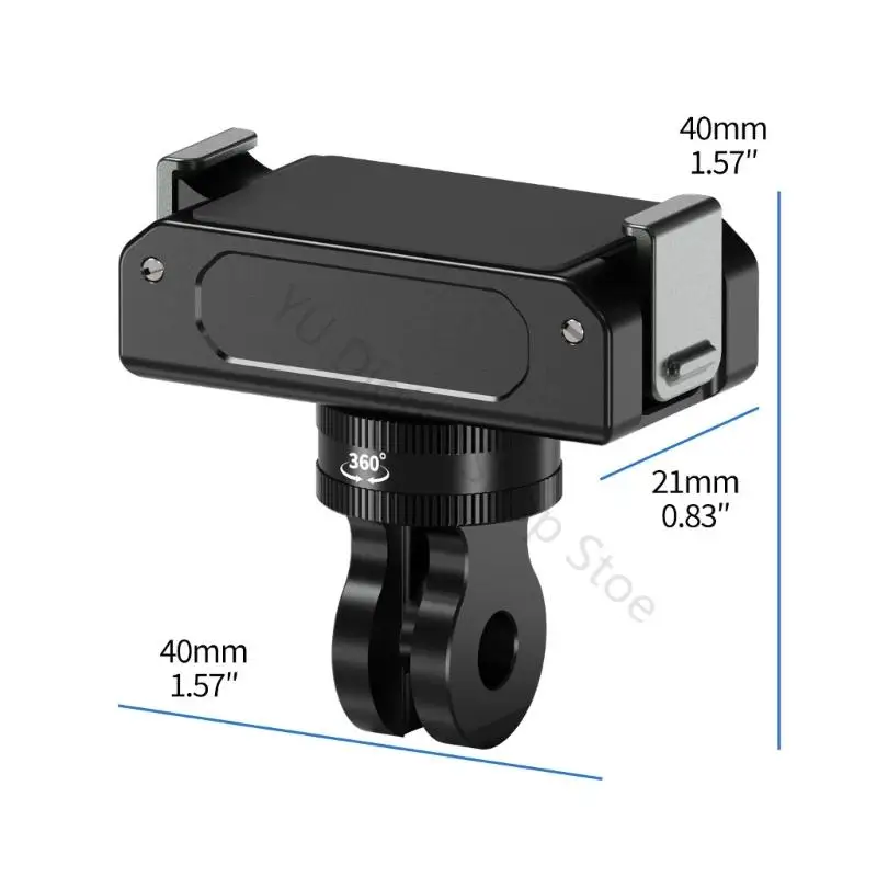 96BA Magnetische Schnellwechselhalterung für Action-Kamera mit 360-Grad-Drehung und Doppelfunktion – Detail 6