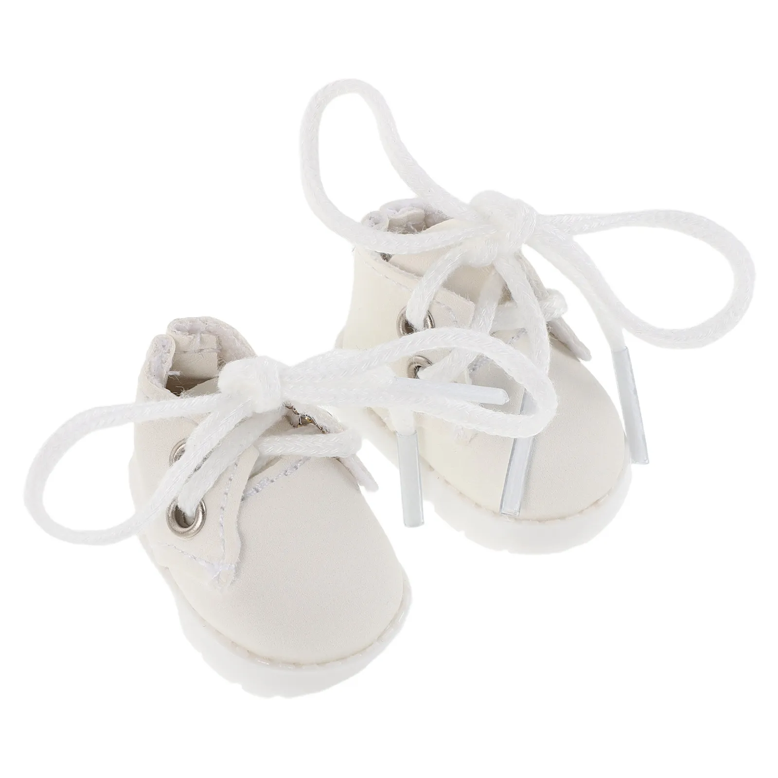 1Pair Miniature Shoes Stylish Decorative Boot Accessories for 20cm Figurines Dress Up Props Mini House Ornaments