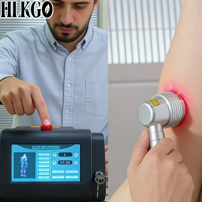 Professional Grade Non-invasive LLLT Device, High Power 200mW 855mW Probes Red Infrared for Arthritis Shoulder Pain Relief