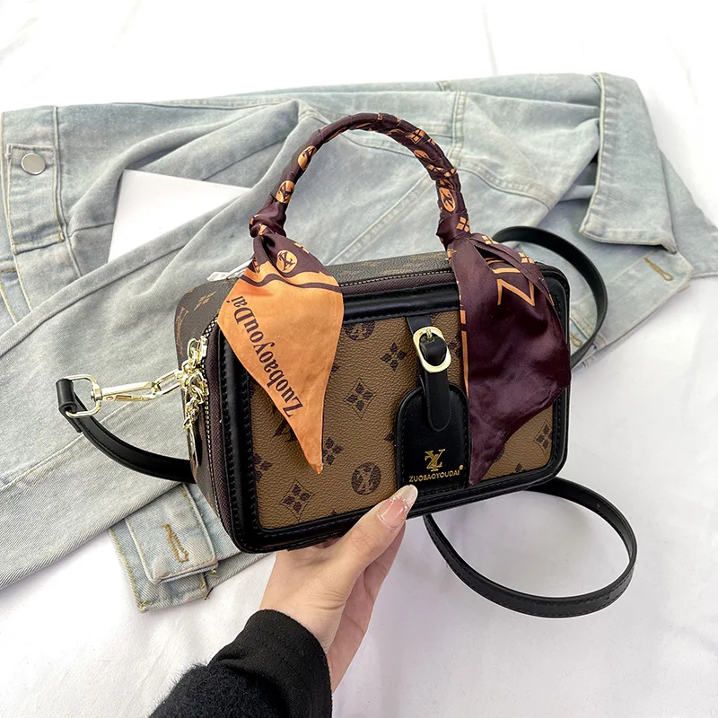 

2026 Winter Women's Soft Tote Bag, Vintage Quilted Crossbody Purse, Genuine Leather Multi-way Shoulder Bag for Casual Dating