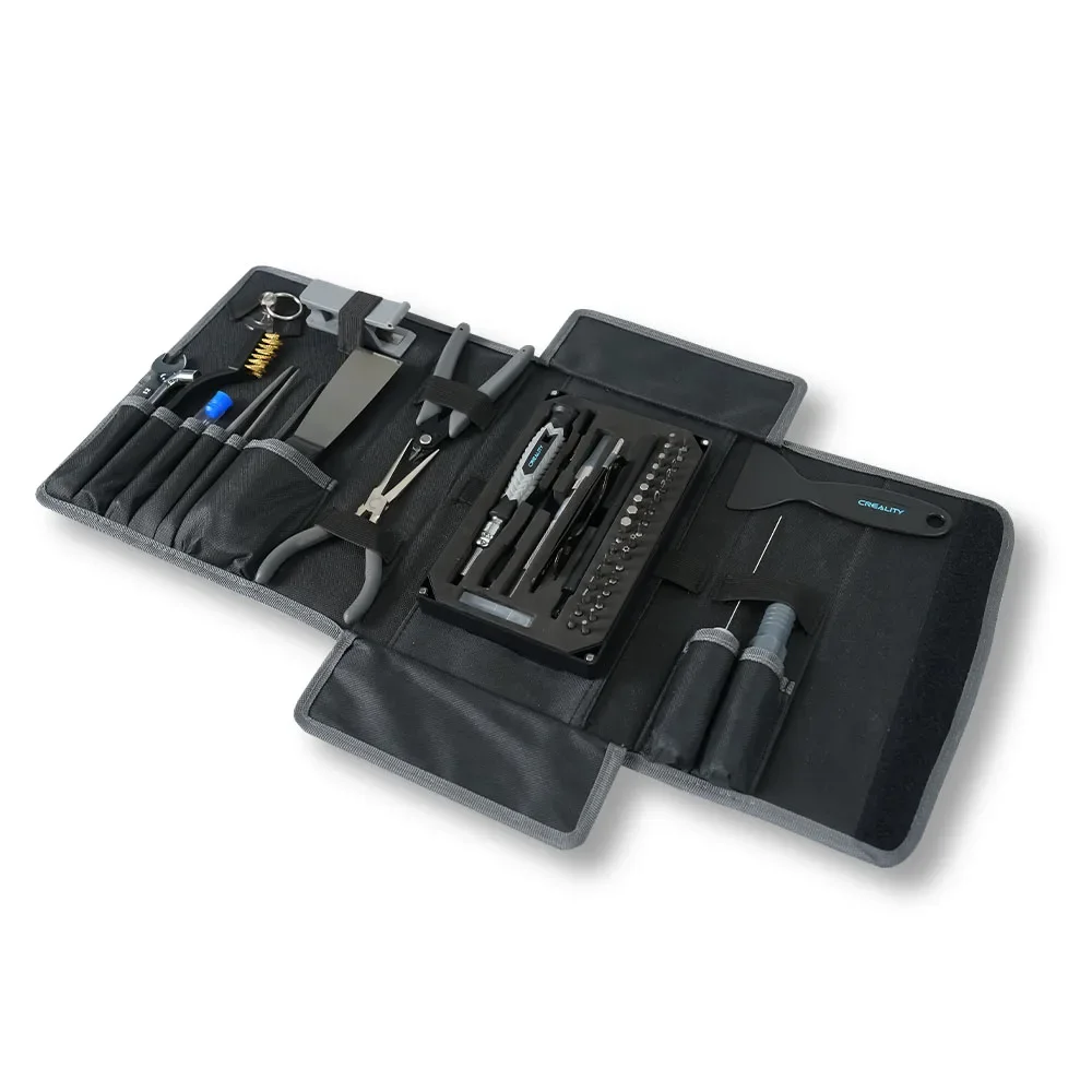 Imagem -05 - Creality Kit de Envoltório de Ferramentas de Impressora 3d Pro Conjunto de Chave de Fenda Multifuncional Profissional Conjunto de Ferramentas de Impressora 3d com Caixa de Organização