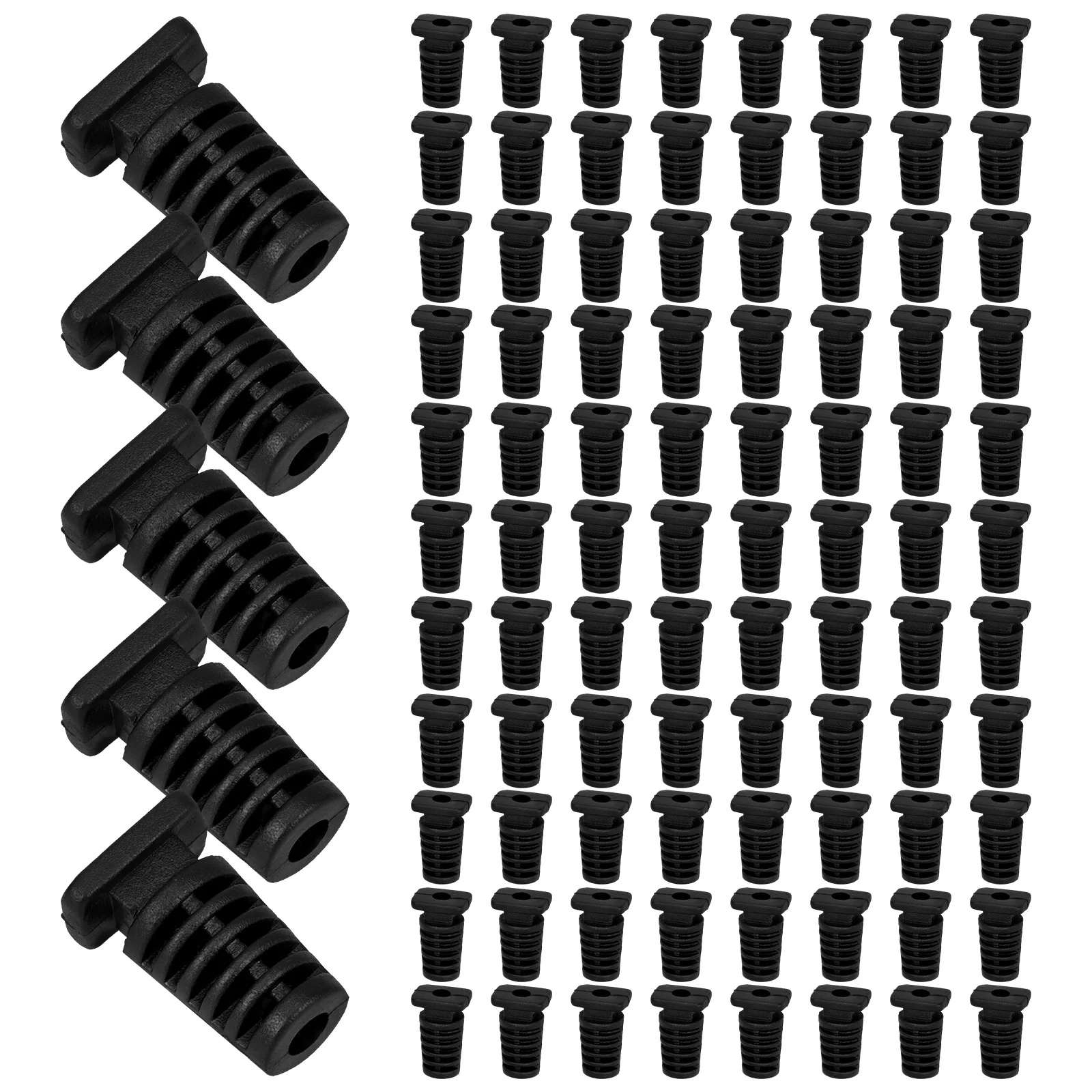 

100 Pcs Wire Protector Data Cable Protective Cover Case Cord Grip Strain Relief