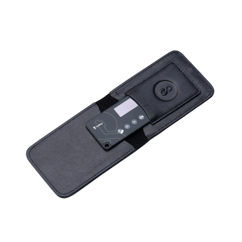 ImKey Crypto Currency Hardware Wallet And Leather Case Kit
