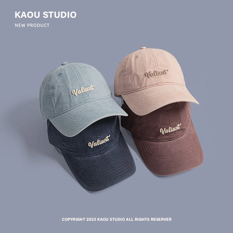 Versatile cap Simple casual spring and autumn sunshade baseball cap