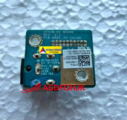 

Original FOR Asus G75V G75VX G75VW DC Power Jack Charging Board 60-N2VDC1000-E01 100% Works Perfectly