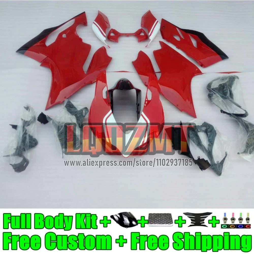 Factory Red Injection Body For DUCATI Panigale 959 1299 S 959R 1299R 26No.95 959S 1299S 15 16 17 18 2015 2016 2017 2018 Fairing