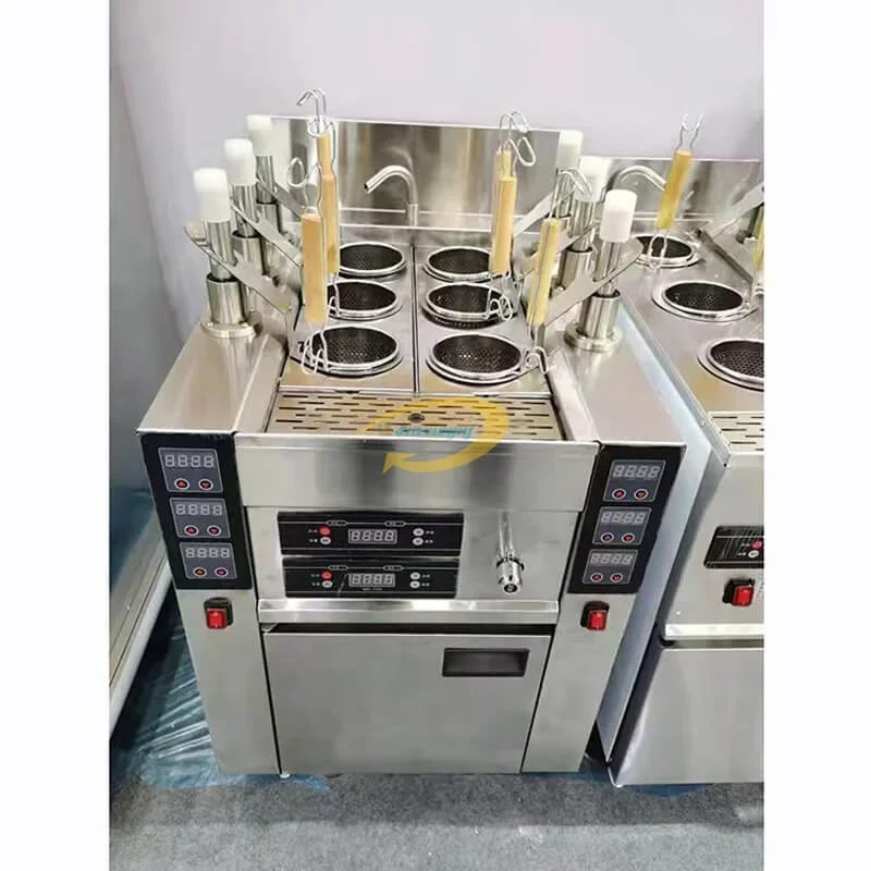 

Automatic Lift up Pasta Boiler Noodle Cooker Boiling Station Restaurant Commercial Induction Spaghetti Ramen Cooking Machine