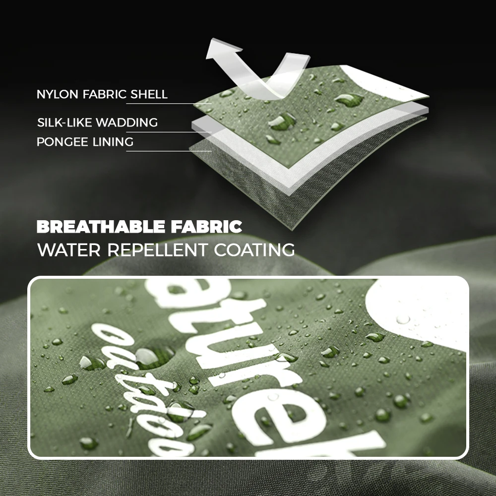 Naturehike Envelope-style Sleeping Bag LW180 Ultralight Cotton Splicing Double Sleeping Bags For Outdoor Camping Hiking Tourism