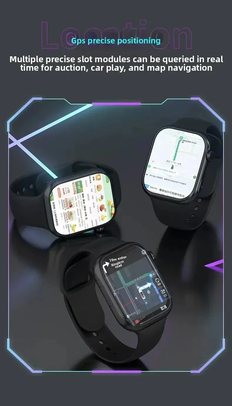VP09 smartwatch มี 4G5G dual SIM Android OS ระบบนําทาง GPS การเชื่อมต่อ WIFI กล้องหมุน 8MP รองรับบริการ Google