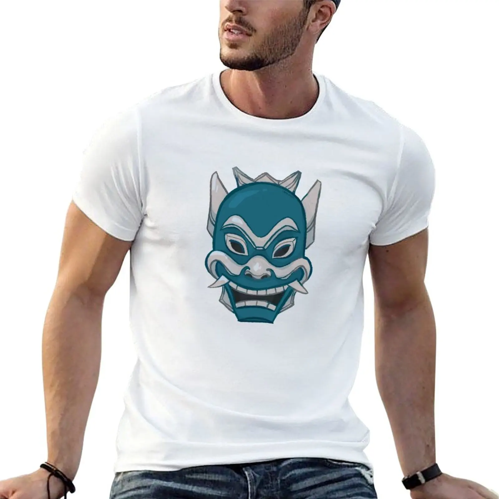 

Zuko Blue Spirit Mask ATLA T-Shirt man t shirt luxury man t shirt cotton high quality man t shirts graphic T-shirt