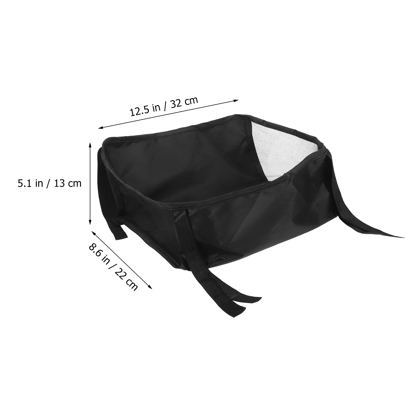 سلة سفلية لعربة الأطفال، حقيبة تنظيم تخزين متينة عالمية لزجاجة الحليب للحفاضات والتسوق في الهواء الطلق والسفر