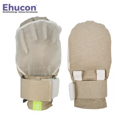 Ehucon Dementia Restraint Gloves - 2 pcs, Finger Secure Control Mitts Safety Hand Glove, Anti Scratch For Ederly/Patients