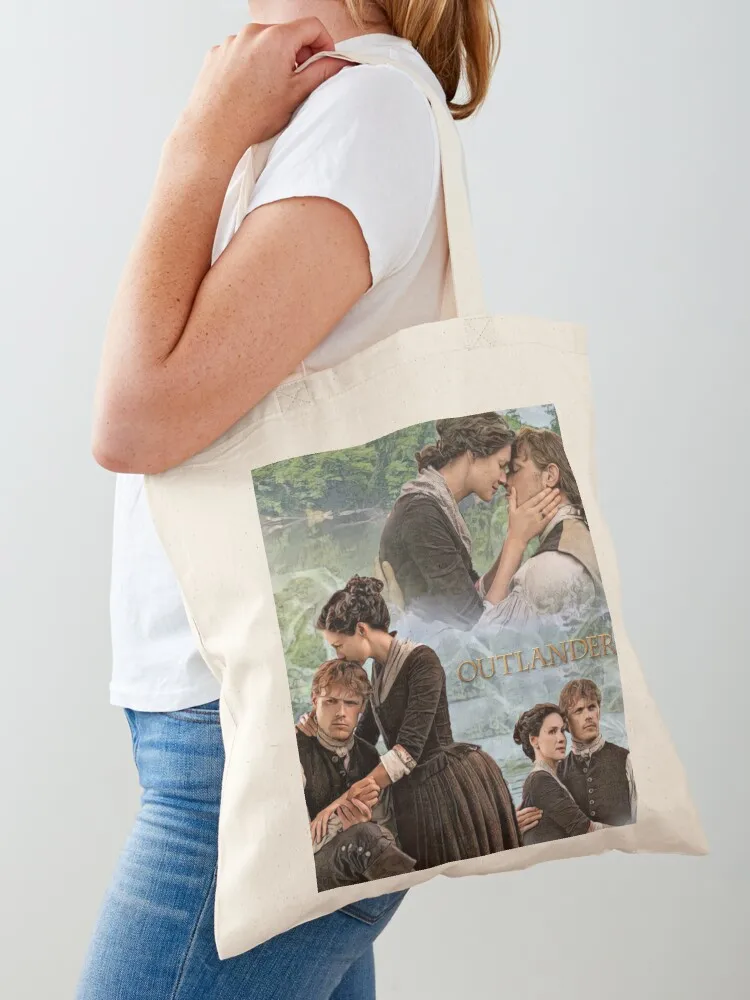 Jamie and Claire Fraser/Outlander Tote Bag canvas bags reusable shopping bags Canvas Tote Bag