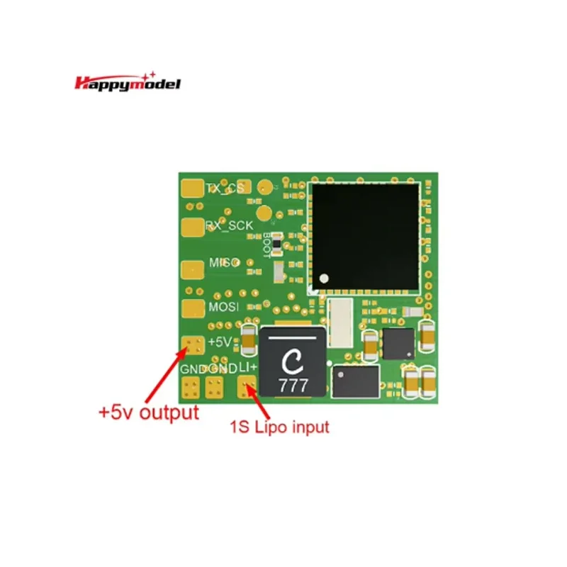 HappyModel Mobula7 1S HD FPV Tinywhoop Drone reemplazo Openlager Blackbox módulo amplificador de voltaje para Betaflight Gyroflow