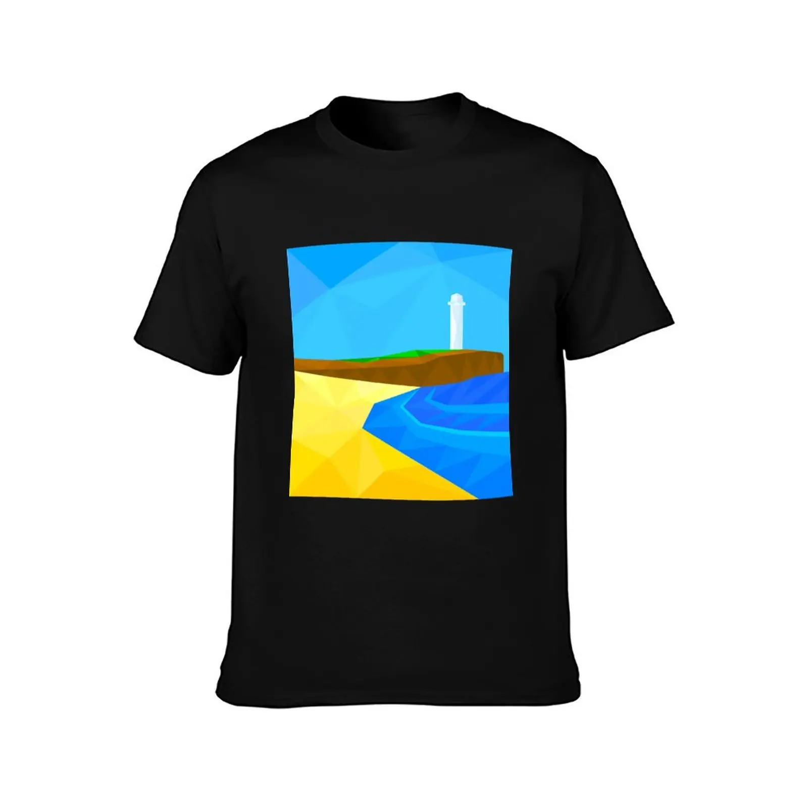 The Lighthouse Wollongong 0006 T-Shirt tops graphic tee shirt black t-shirts for men