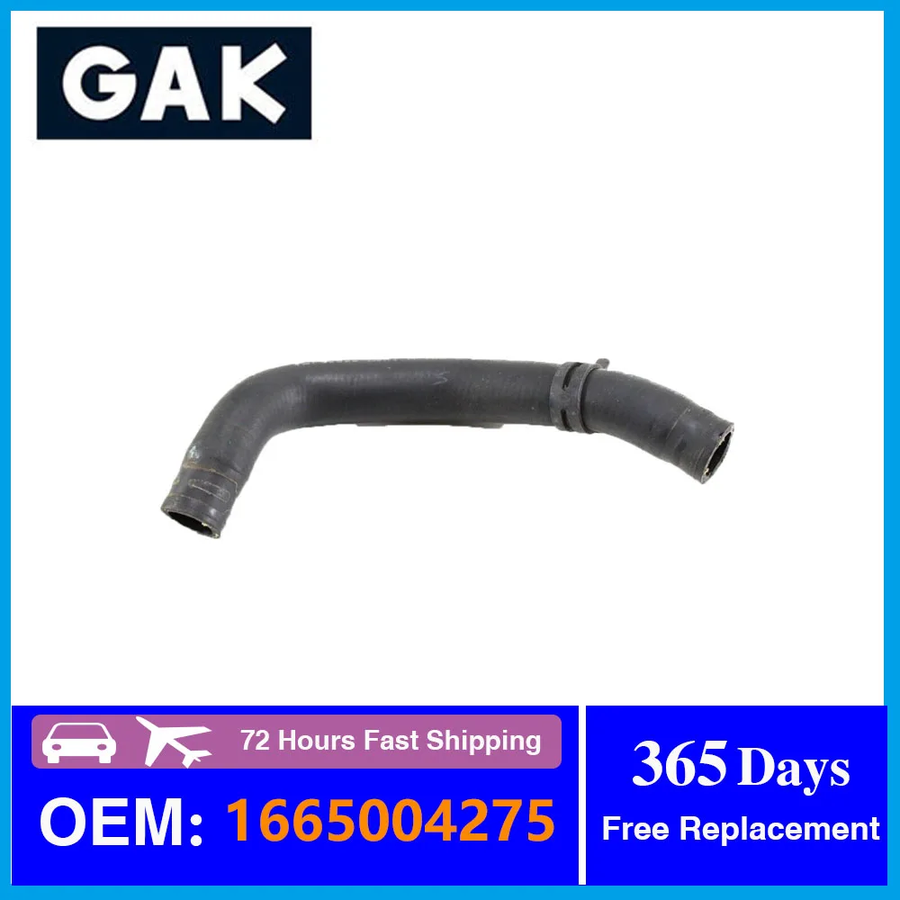 GAK brand For MERCEDES GL450 X166 4.7L HVAC HEATER VALVE COOLANT HOSE LINE PIPE OEM 1665004275 A1665004275