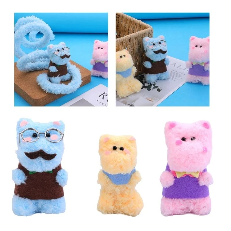 Creative Pipe Cleaners Hippo Twisted Rod DIY Twisting Bar Handcraft Toy