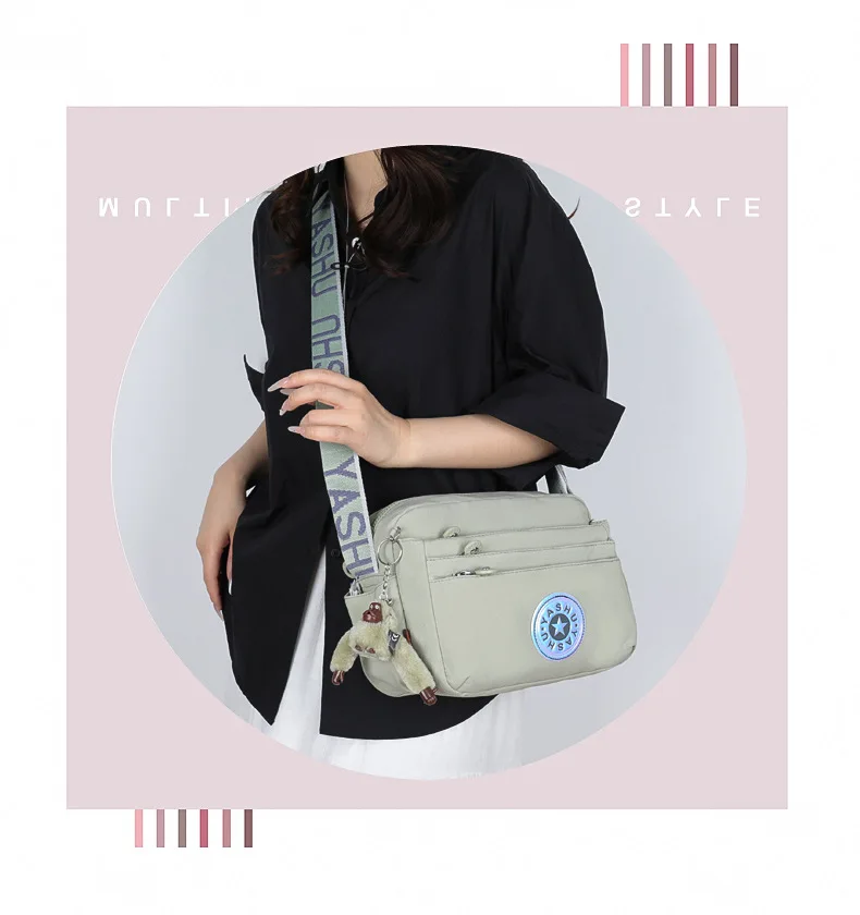 Neue Umhängetasche und Umhängetasche für Damen 2025, modisch, trendig, lässig, vielseitig, wasserabweisend, langlebig, leichter Luxus