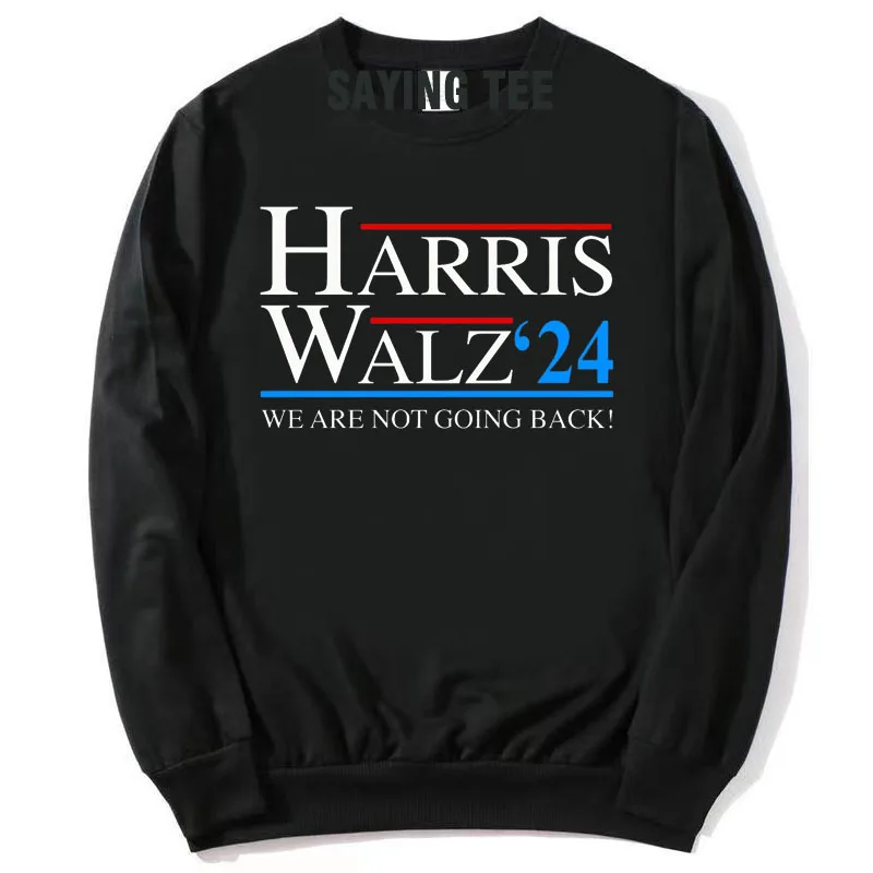 

Harris Waltz 2024 Election President Kamala Harris Tim Walz Long Sleeve Sweatshirt Humor Funny Campaign Hoodie Sweater Top Gifts