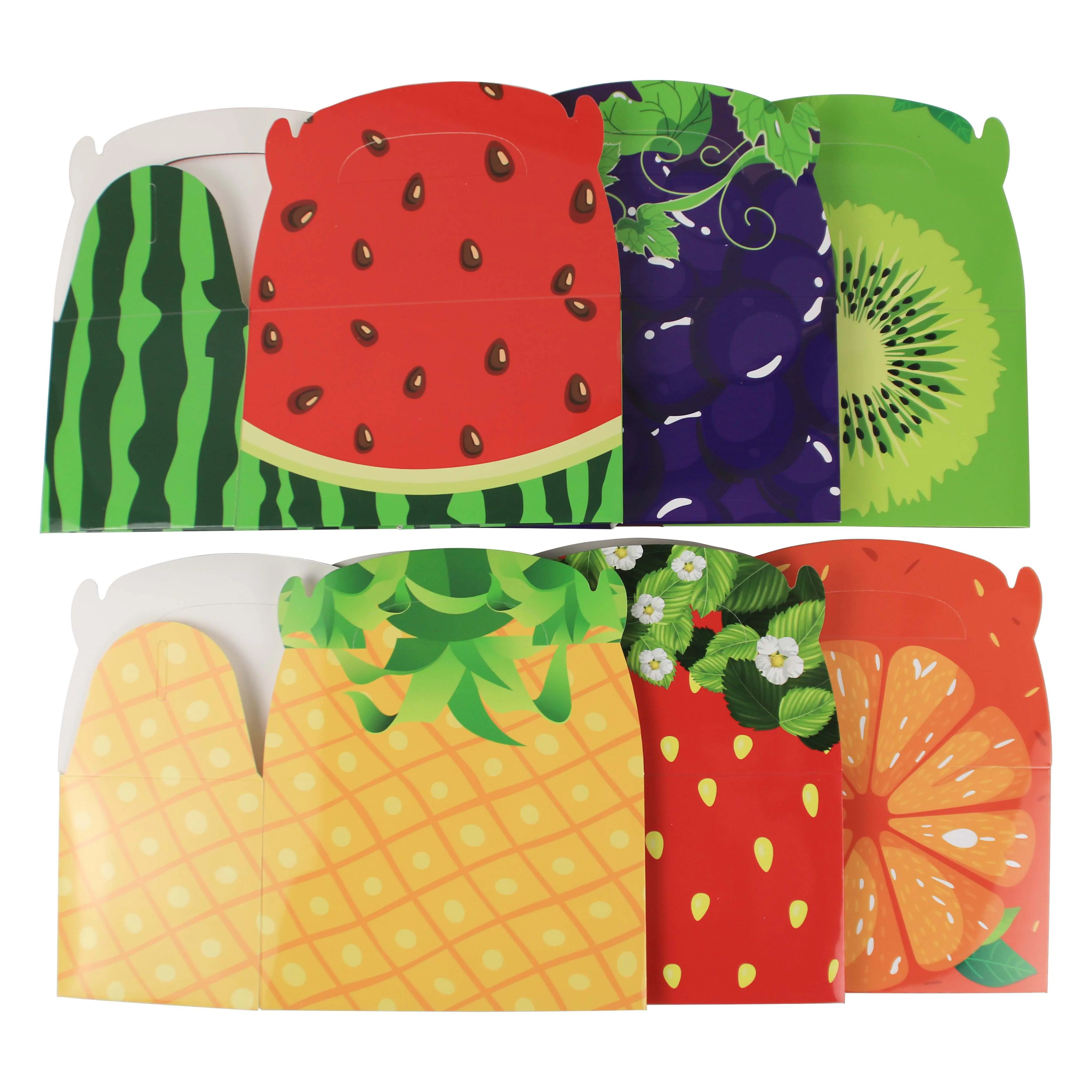 Summer Party Favor Boxes,Fruit Theme Party Candy Treat Boxes,Gift Boxes for Birthday Party Baby Shower Decoration Supplies