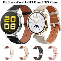 18mm Soft Synthetic Leather Women Strap Band Bracelet For Huawei Watch GT5 Pro 42mm GT4 41mm GT 5 4 41mm Wristbands Watchbands