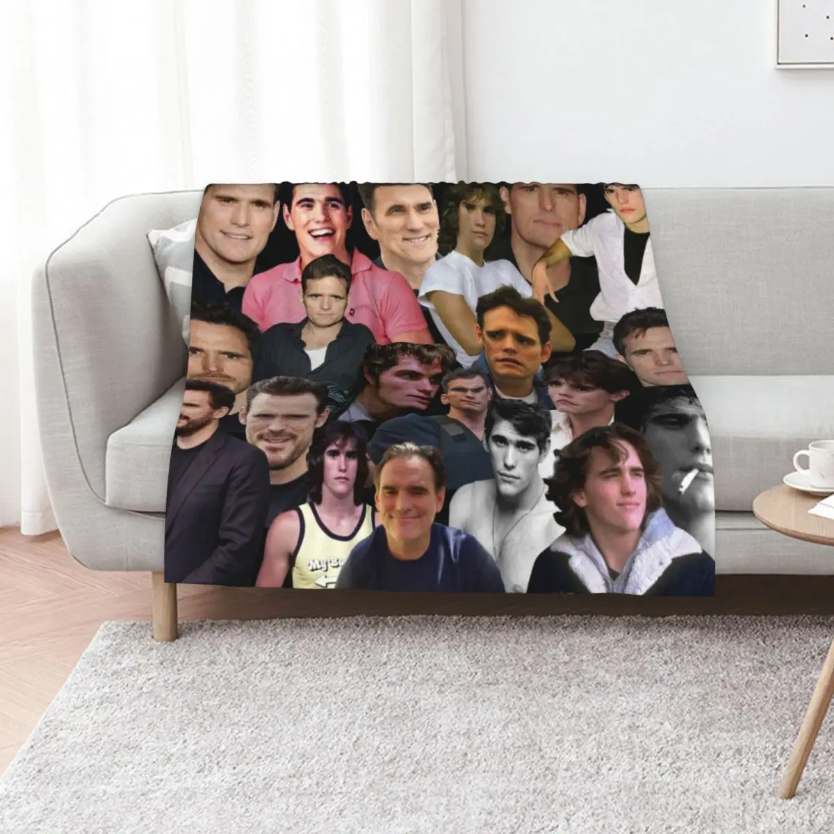 matt dillon collage Throw Blanket Personalized Gift Luxury Designer wednesday Flannels For Decorative Sofa Weighted Blankets