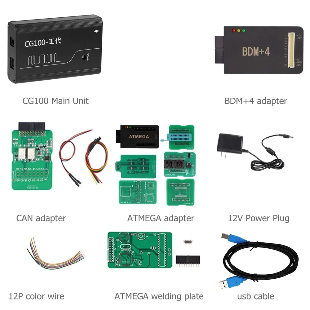 Original CGDI CG100 PROG III Full Airbag Reset/Restore/Repair Tool Support Renesas SRS CG100-III Key Programmer CG 100 ECU Flash