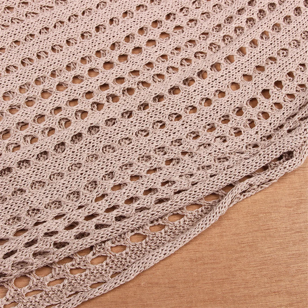 S - XL Rückenfreie, ausgehöhlte, gestrickte, gehäkelte Tunika, Strand-Überwurf, Strandkleid, Strandmode, Damen V3660 – Detail 30