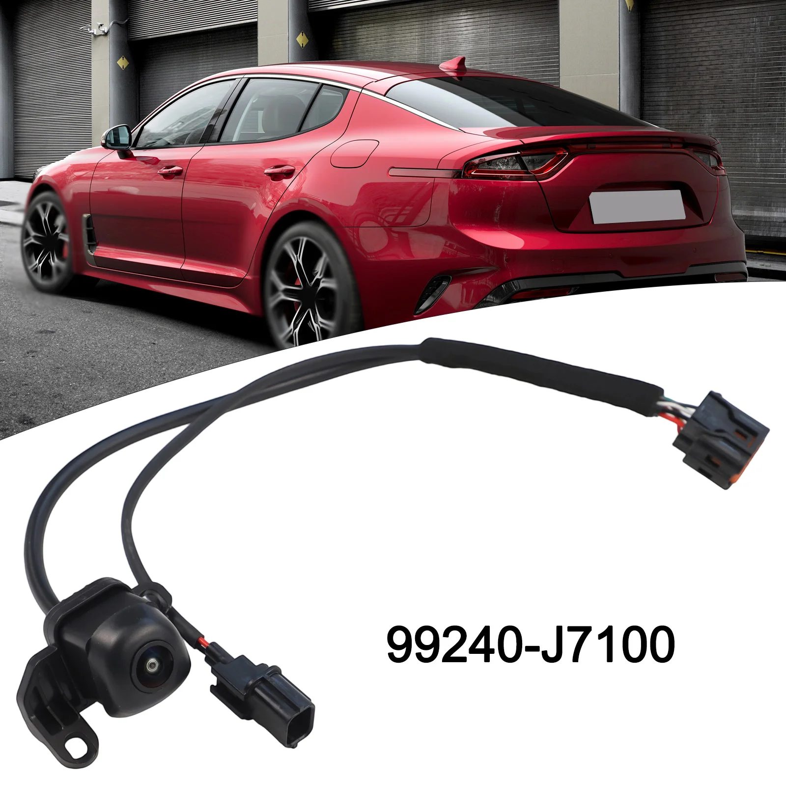 2018-2021 Parking Camera Rear View Camera Reliable Performance Wear-resistant Design ABS Material Easy Installation