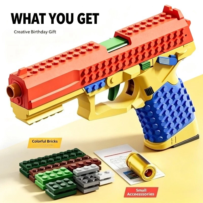 Bright Safe Building Block Assembly Toy, Eye-catching Table Display Model