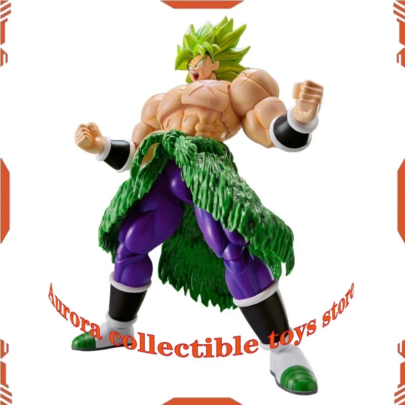 

In stock Bandai Genuine Figure-rise Standard Super Saiyan Broly full power Gundam Anime Action Figure Assembly Model Toys Gifts