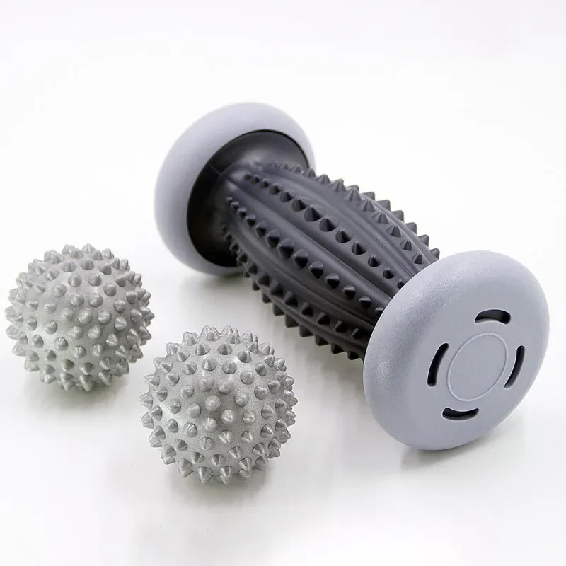 Foot Massage Roller Heel Spur Hedgehog Ball Plantar Fasciitis Massager Relieve Sore Muscles Neck Shoulder Arm Body Trigger Point