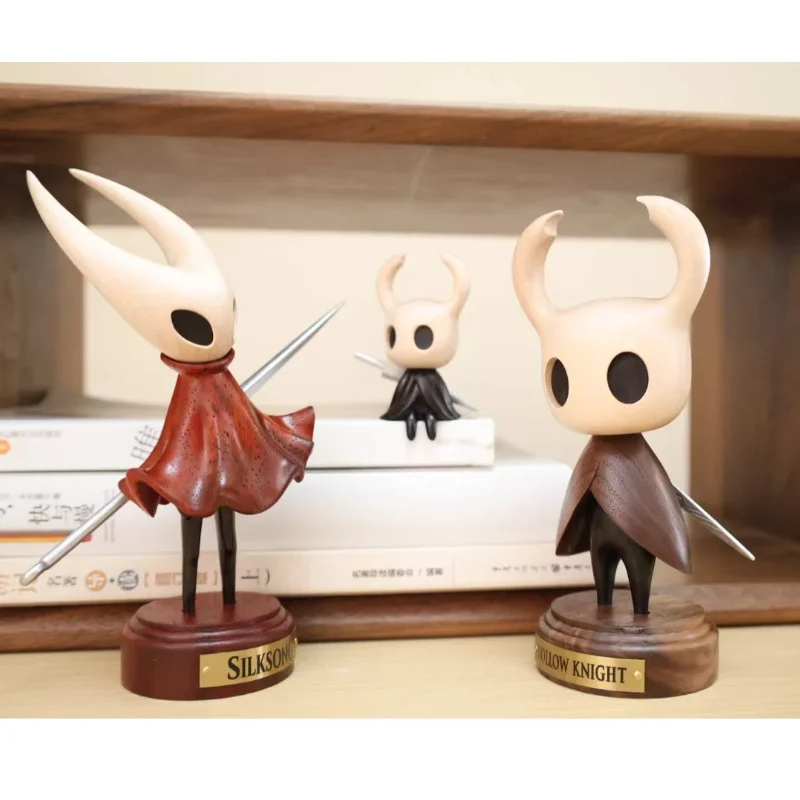 

Популярная деревянная фигурка Hollow Knight Silksong, игровой аксессуар, украшение для монитора компьютера, декор для экрана, подарок для фанатов игр