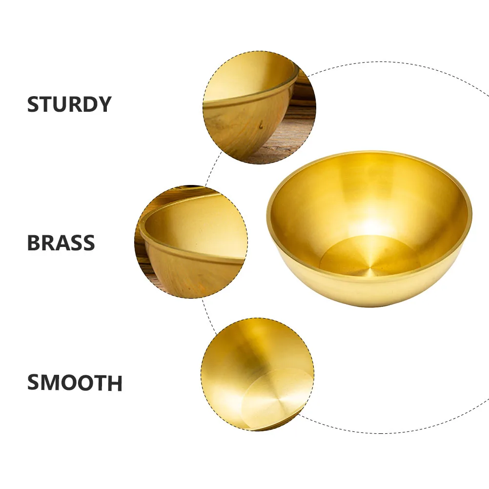 وعاء الماء المقدس وعاء تقديم المياه البوذي النحاسي لاستخدام معبد المذبح وعاء العبادة المقدس من النحاس النقي أنيق #3