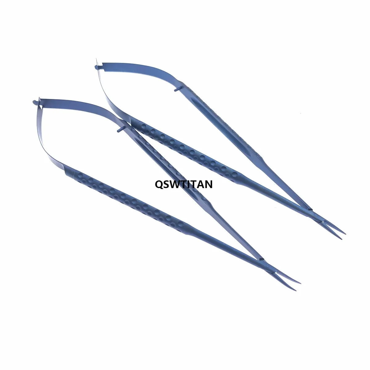 Neurosurgery Micro Needle Holder Micro Tweezers Titanium Needle Holder straight/curved Microscopic Surgical Forceps