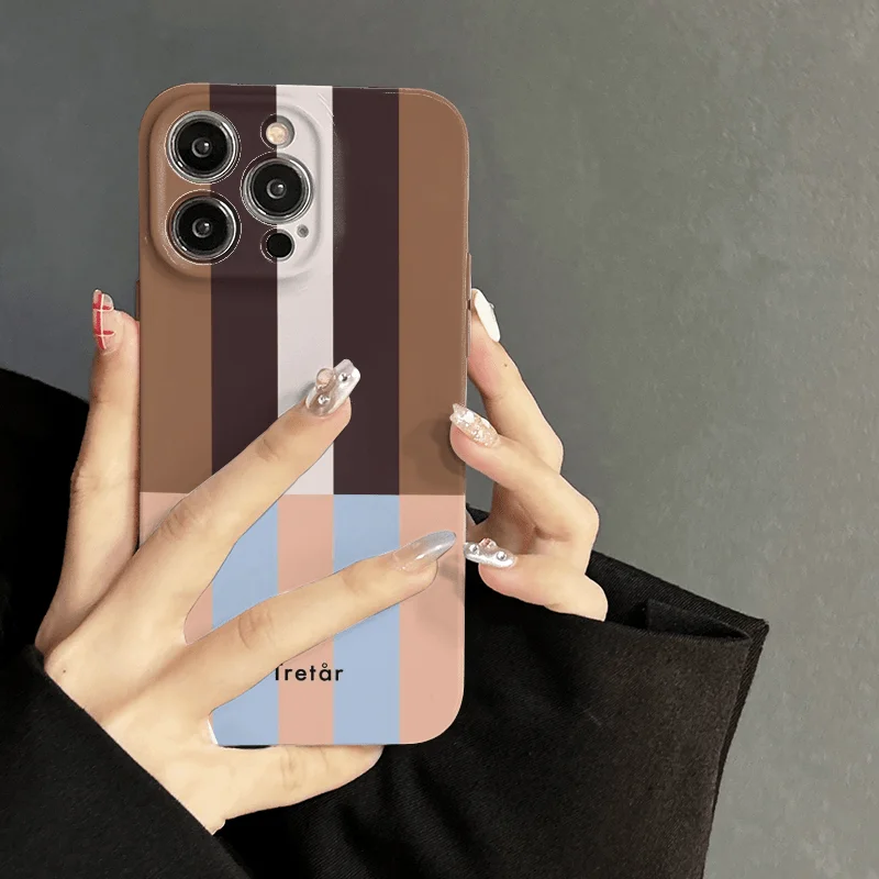 Retro movie style design phone case suitable for iPhone 17 16 15 14 13 12 11 Pro/Max/Plus anti drop and shockproof hard case