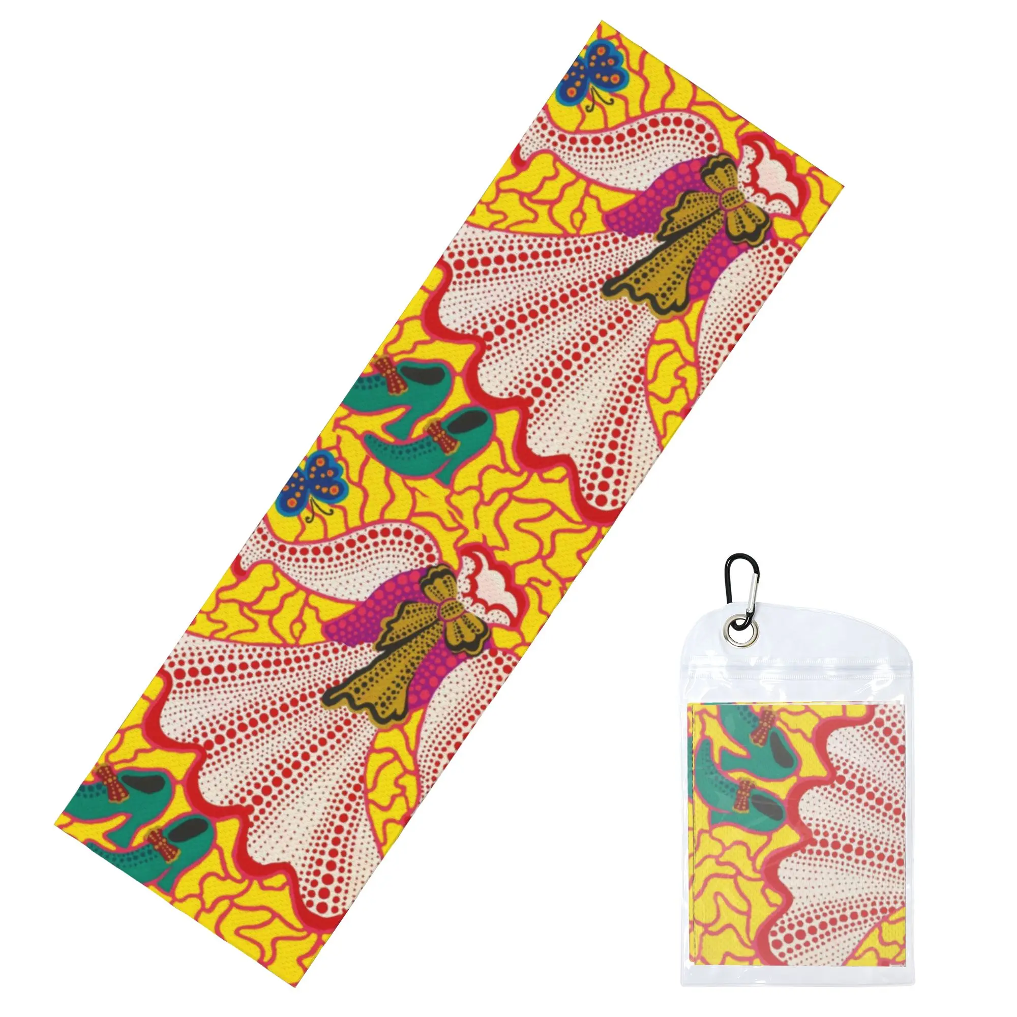Yayoi Kusama Artist Cold Exercise Towel  Funny Happy Japanese Art Super Soft Breathable Instant Cooling Towel Swimming Towels