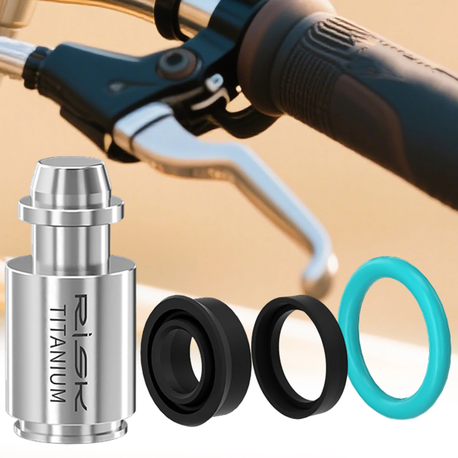 Bicycle Titanium Brake Lever Piston with Sealing Ring MTB Bike Disc Brake Lever Piston Repair Part for Magura MT2/4/5/6/7/8/HC view 3