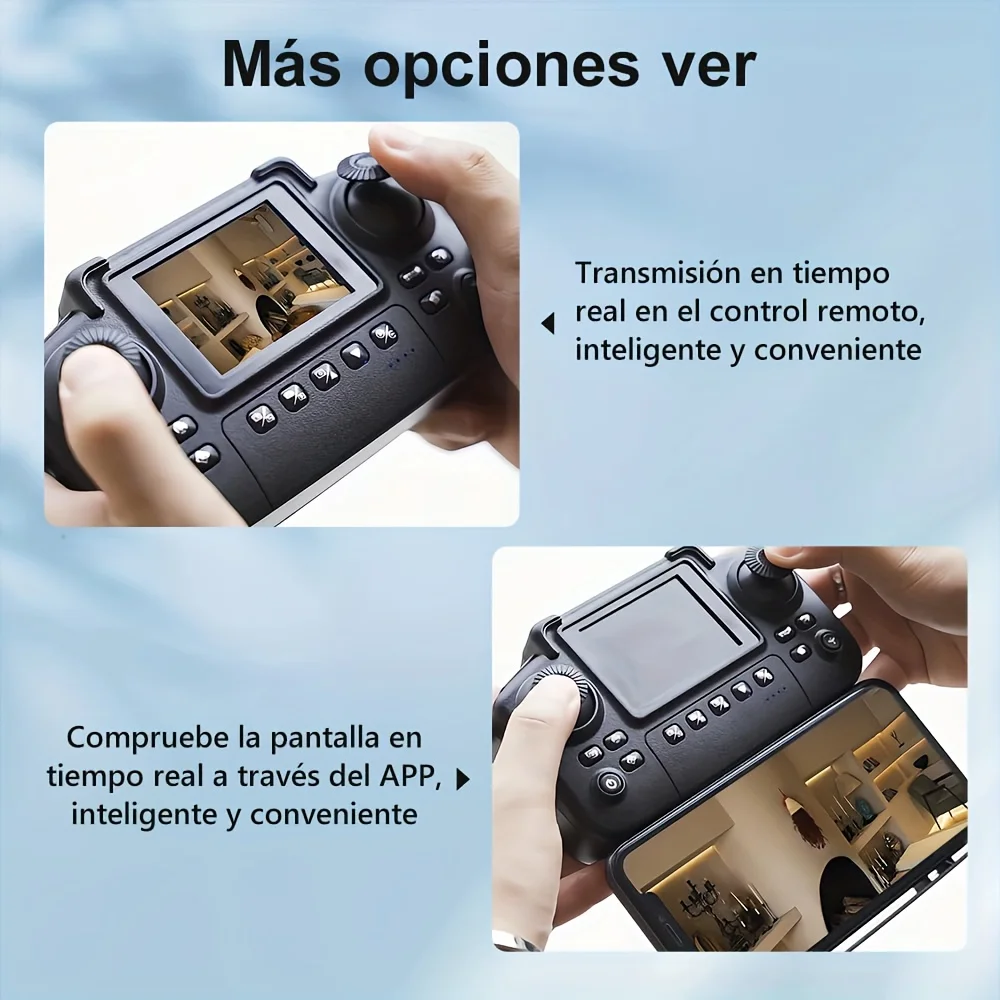 Drone pieghevole E99Pro, dotato di doppia telecamera ad alta definizione e funzione per evitare ostacoli, telecomando con motore brushless