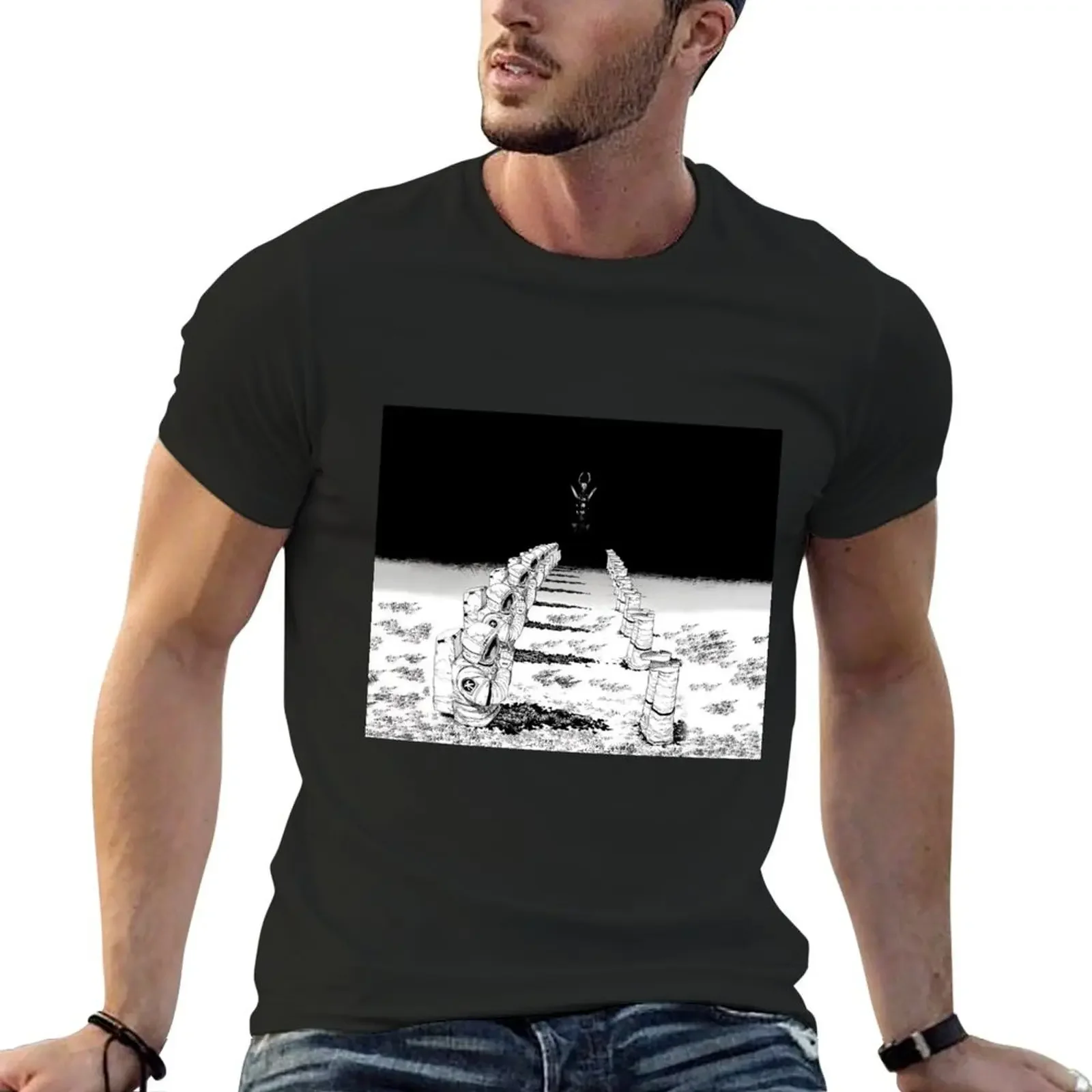 

Футболка HeII's DeviI of Darkness, черная винтажная рубашка в стиле аниме, одежда больших размеров, корейская мода, мужская мода