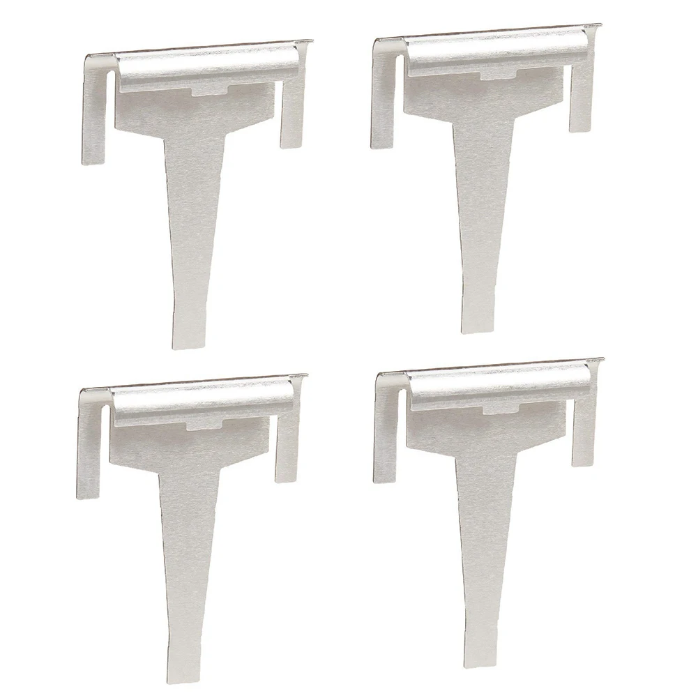 4PC DA6106796A Refrigerator Drain Clips Made from Aluminum to Help Prevent Ice Buildup and Maintain Drainage Efficiency